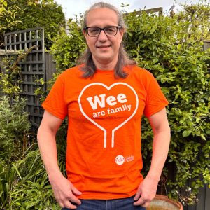 Men's Wee Are Family T-Shirt Orange