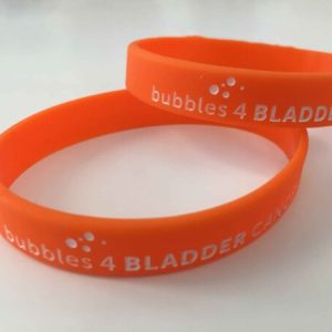 Bubbles 4 Bladder Cancer wristbands