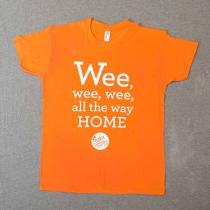 Men's Wee-Wee-Wee T-Shirt Orange