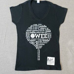 Ladies World of Wee T-shirt Black